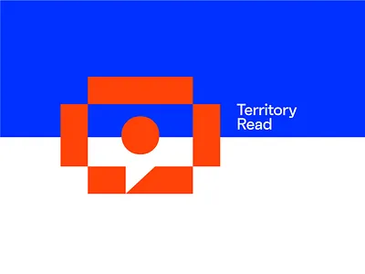 Territory Read bold design dialog eye icon logo logotype monogram simple