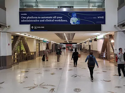 Miami ViVE Airport Ads ads brand brand design brand designer branding graphic design healthcare notable notable health