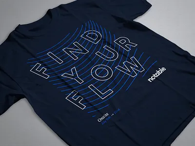 FIND YOUR FLOW - Onsite '22 Shirts design flow hackathon healthcare onsite print shirt