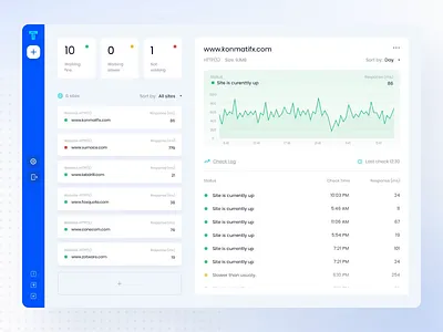 UpTower Dashboard animation card clean design digital minimal simple ui ux web website