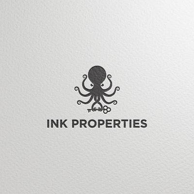 Ink Properties branding design ink logo logoinspiration logotype properties