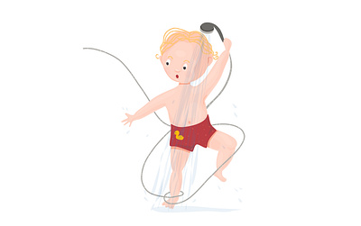 Little boy children book illustration children illustration childrens book childrens illustration digital illustration funny character illustration typography