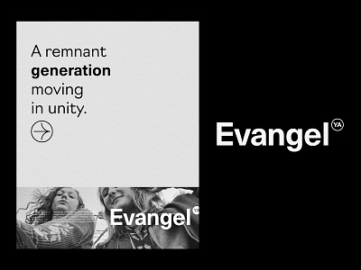 Evangel ⚫ Young Adults 18 29 branding christian church church design logo ministry students wordmark young adult young adult ministry