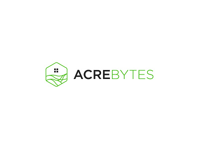 Acrebytes logo creative idea creative logo home logo land logo minimalist logo real estate logo
