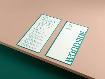 Green Restaurant Menu Design double sided menu food menu menu menu design menu layout modern menu print menu restaurant menu trifold trifold menu