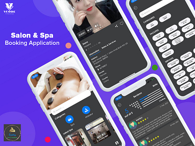 Spatify (Saloon & Spa Booking App) attrective uidesign