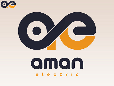AMAN ELECTRIC LOGO appicon applogo branding illustrator logo photoshop typography ui ux vector