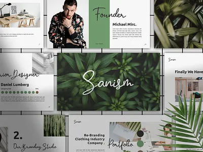 SANISM | Social Media Template fashionbrand