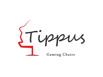 Tippus _ Gaming Chairs branding chair color design furniture gaming icon idea illustration logo logoconcept logodesign luxury red vector
