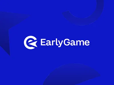 EarlyGame blue brand branding community design e sport e sports esport esports game gaming icon identity logo logomark mouse responsive shapes typography wordmark