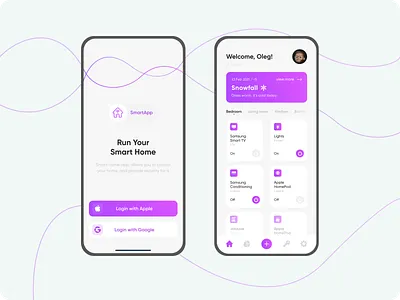 Smart Home - Mobile App app app design apple design home house smart smarthome ui ux