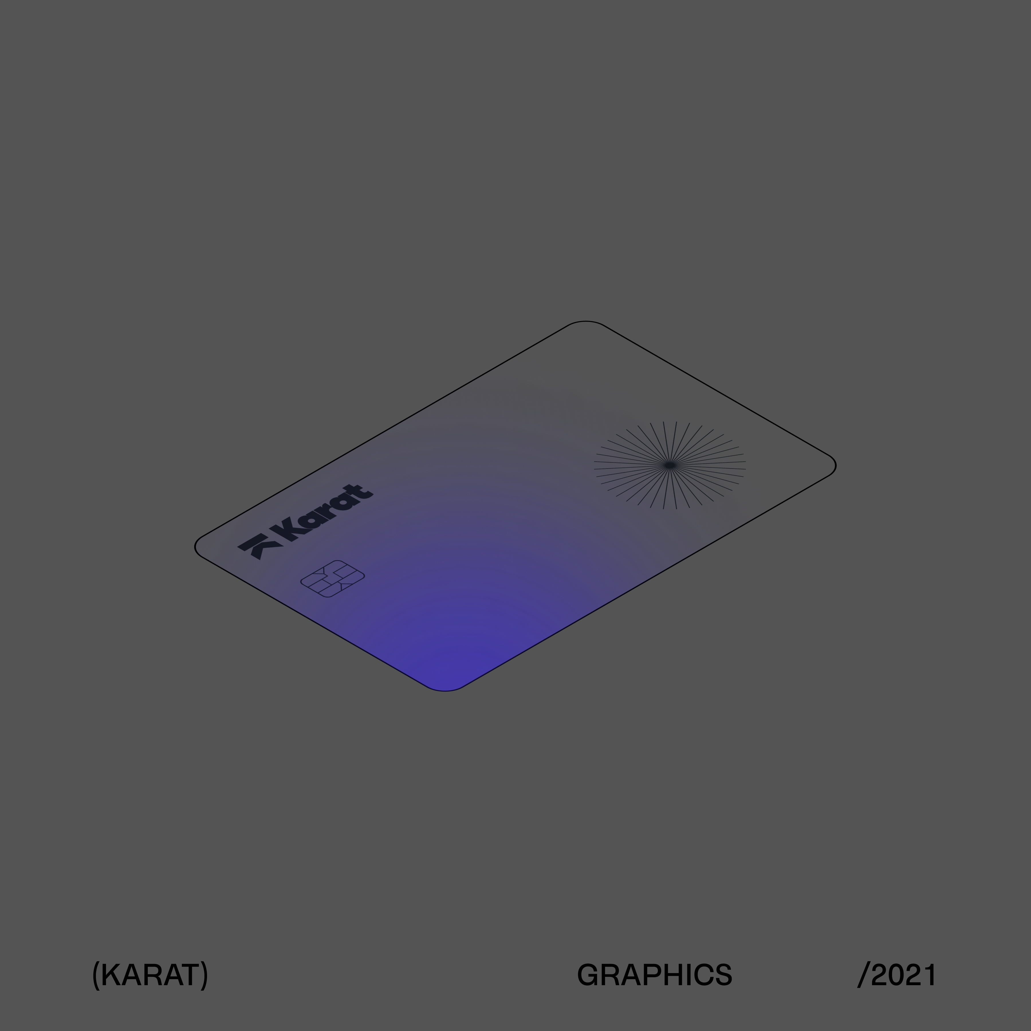 Rhythm x The Karat Card branding clean graphic design illustration minimal