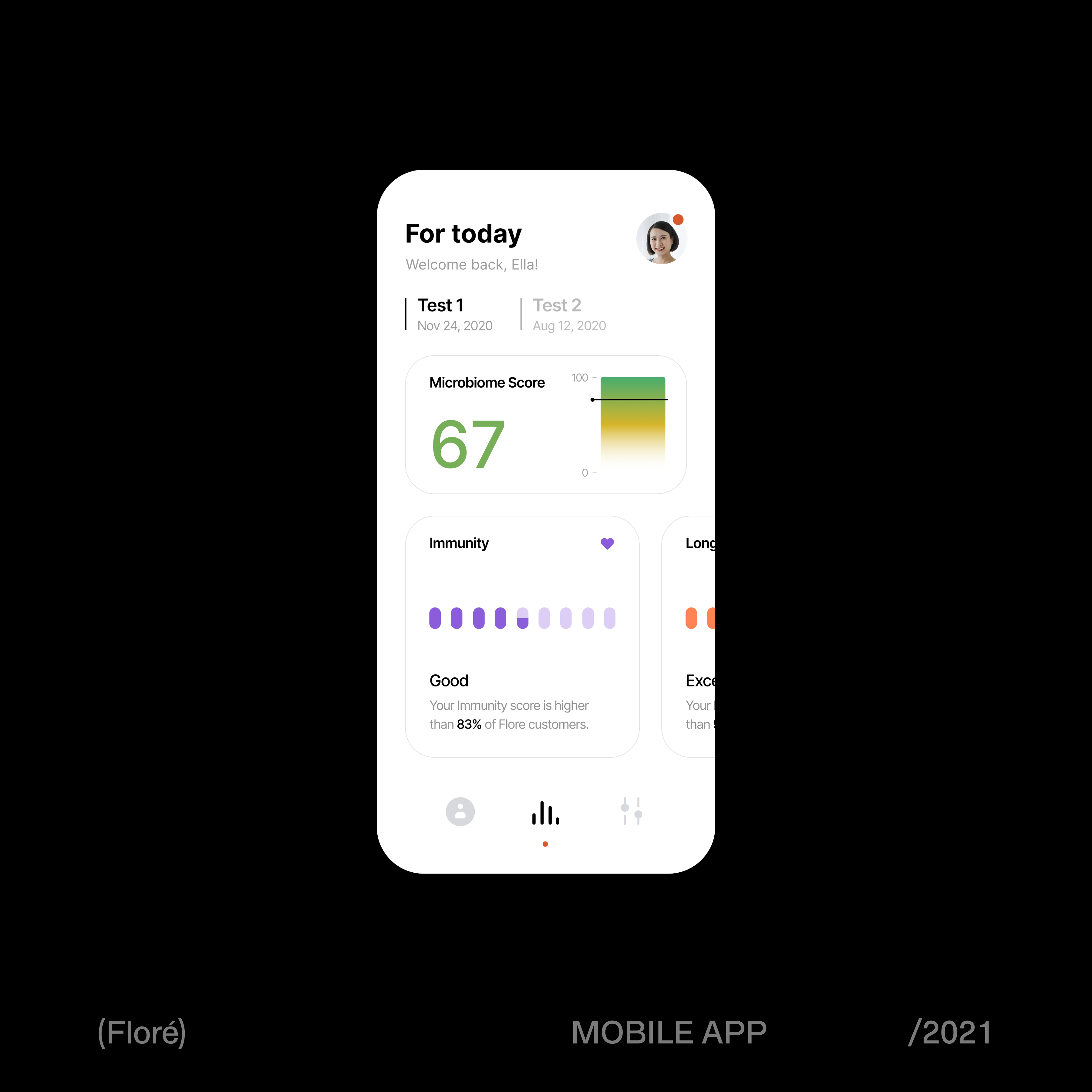 Rhythm x Flore Mobile App UI app clean interface minimal mobile ui ux