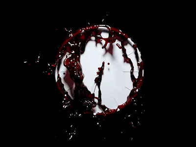 Milk and Blood blender blood fluid milk nft simulation