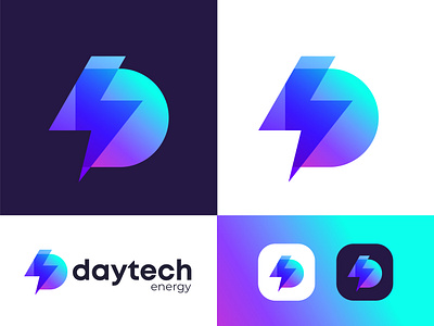 Modern D+ energy Logo for daytech app icon best designer best logo best logo design best logo designer best logo designer in dribbble best logos branding conceptual logo logo logo design logo designer logo inspirations logos logotipo logotype meaningful logo modern logo technology technology logo