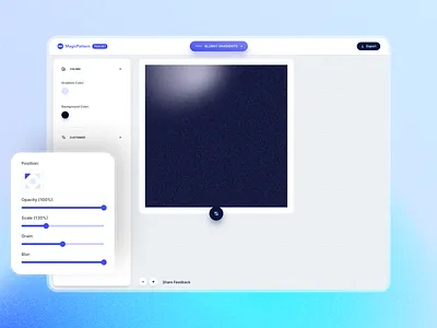 Blurry Gradient Generator app design gradient mesh gradient ui ui design uidesign uiux user interface ux