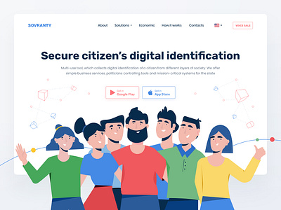 Citizen's Digital identification - UX/UI design app app design appdesign blockchain citizens decentralization figmadesign goverment identity illustraion personality politic promo smartcontract ui ux uxui vote web webdesign