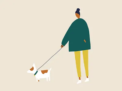 flicka, hund bff dog flat flicka girl hund illustration procreate swedish