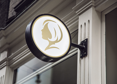 Belle Icon Mockup advertising branding clothing concept creative custom design fashion fashion design fashion illustration illustration logo minimal minimalist mockup modern sign board signage wearable woman