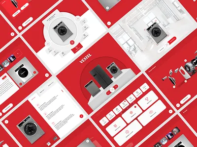 Home Appliances App - Vestel app appliance application clean ecommerce flat home image recognition interface ipad light product product design scan technology