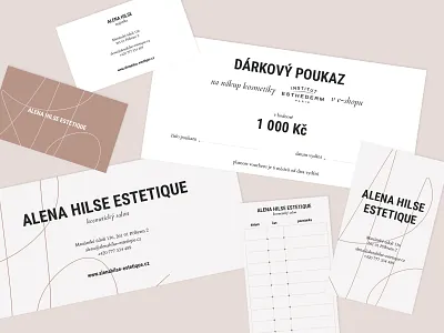 Beauty Salon prints beauty salon beauty salon design beauty spa brand designer brand identity brand identity design branding czech republic czechia graphic designer print salon visual identity