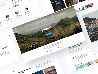 Roam design dribbble figma grid photography photoshop storytelling travel typography ui ux