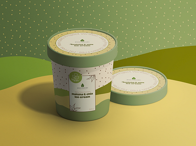 Vegan Ice-Cream Package food ice cream package package design packaging vegan