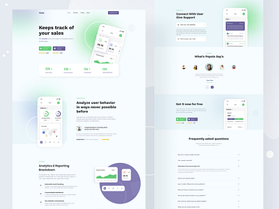 App Landing Page UI Design app design app landing page landign page landing design landingpage uiux uxdesign uxui web ui web uiux website design