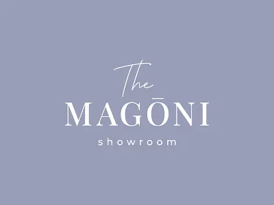 The Magoni Showrom Logotype logo logo design logodesign logotype shop shop logo showroom store logo symbol women clothing женская одежда магазин одежды шоурум