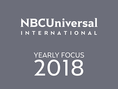 NBCUniversal Intl. 2018 Yearly Focus