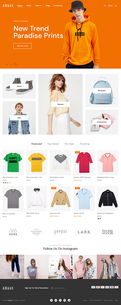 Fashion ecommerce Store animation dropshipping store ecommerce design ecommerce shop landingpage mailchimp shopify web woocommerce wordpress