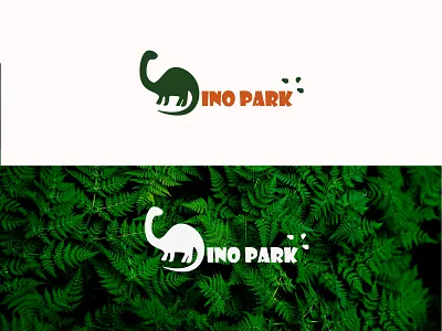 Dino Park Logo - Day 35 dailylogo dailylogochallenge design dino dino park dinosaur dinosaurus flat graphic design green icon illustration illustrator jurassic logo minimal