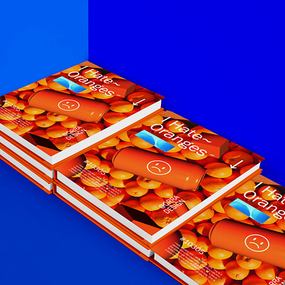 I Hate Oranges - Book Design book book design branding colorful design editorial funky graphic design illustration magazine modern print design
