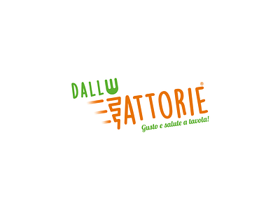 Dalle Fattorie | Logo agriculture logo brand brand design brand identity branding branding design farm farm branding farm logo farming fast food fork health healthy logo logo design vector vegetables yield