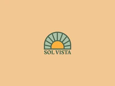 Sol Vista arch badge brand brand design brand identity branding design logo logo design logodesign logos neighborhood shape sol sun vista