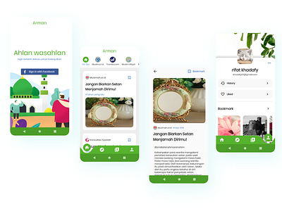 Muslim News android app mobile mobile app mobile design muslim muslims news news app ui