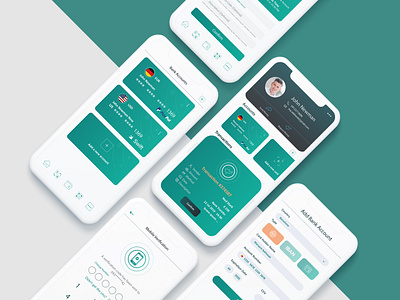 Wallet Application banking finance finance app fintech money transfer uidesign wallet