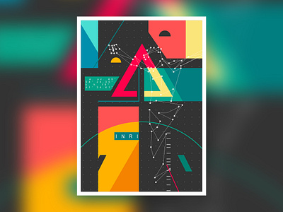 Kálvária art clean design digital art digitalart geometric graphic design illustration minimal poster posterdesign print vector