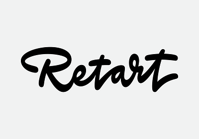 Custom Lettering/Logotype for Retart custom graphicdesign lettering logotype logotypes retart