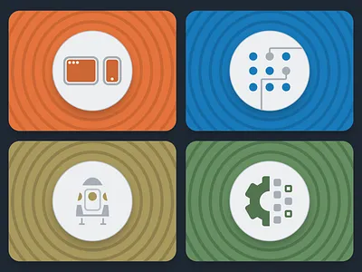 Blog Cover Images for Moonbase Labs blog branding browser cover image icon illustration mobile phone software development space tech technology