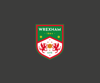 Wrexham AFC branding club creative design football logo soccer sports sports branding vector