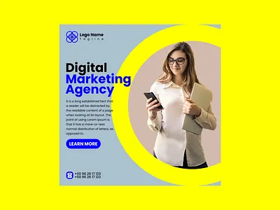 Digital Marketing Agency Social media Post digital marketing agency digital marketing company eye catching simple social media banner social media design social media posts