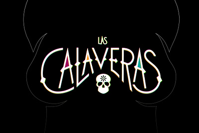 Las Calaveras design illustration lettering logo logodesign logotype mexican art minimal nft nftart nfts typography