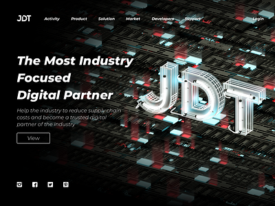 JDT C4D Banner 1 Visual Design art banner branding c4d c4dfordesigners card china colors continue to work hard design ux web