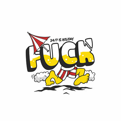 Fuck 1 branding clothes clothing companylogo design illustration logo streetwear ui vector