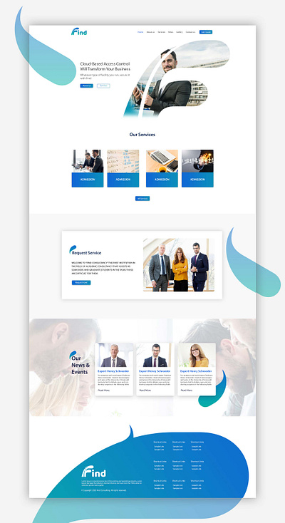 Find Consulting - Website Design & Development consultant consulting design find find consulting illustration vector waleedsayed website wsteam