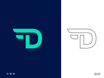 D + F letter logo abcdefghijklmn abstractart agency logo app icon app icon logo branding design colorful logo dribbble best shot gradient color illustration letter d logo letter f logo lettermark logo maker logo mockup logodesign logos logotype opqrstuvwxy typography