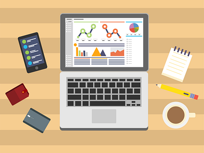 Work From Home art design flat graphic design illustration illustrator vector