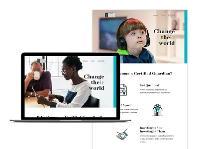 Center for Guardianship Certification - Website adobe branding change their world design icon logo ui ux vector web website website design