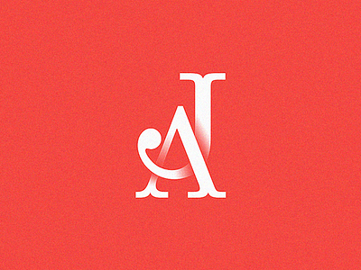 AJ monogram aj ja letter logo monogram